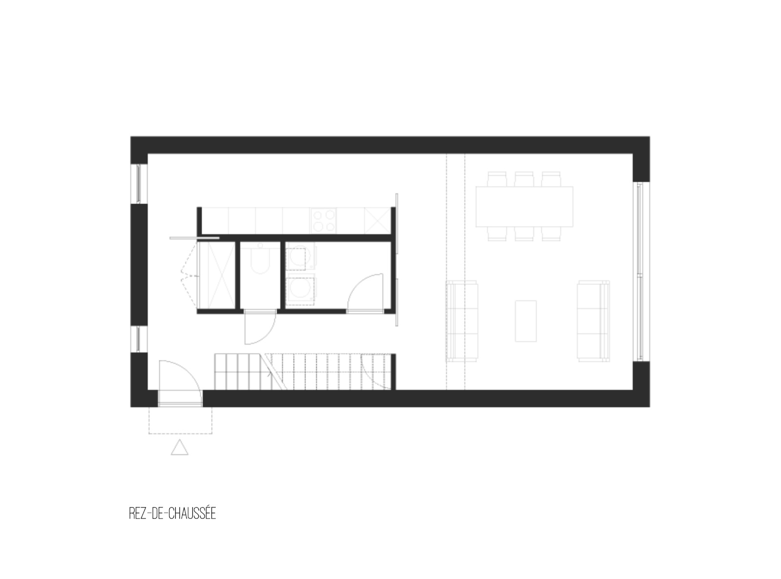 Plan rez-de-chaussée — Bayet